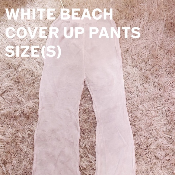Zara Other - Zara White Beach Cover Up Pants (Size S)